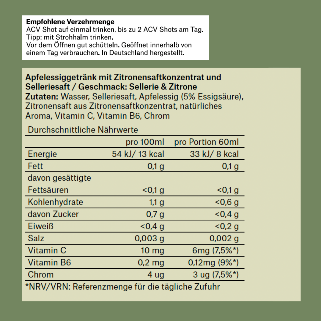 ACV Shots - 1 Monat Balance Kur