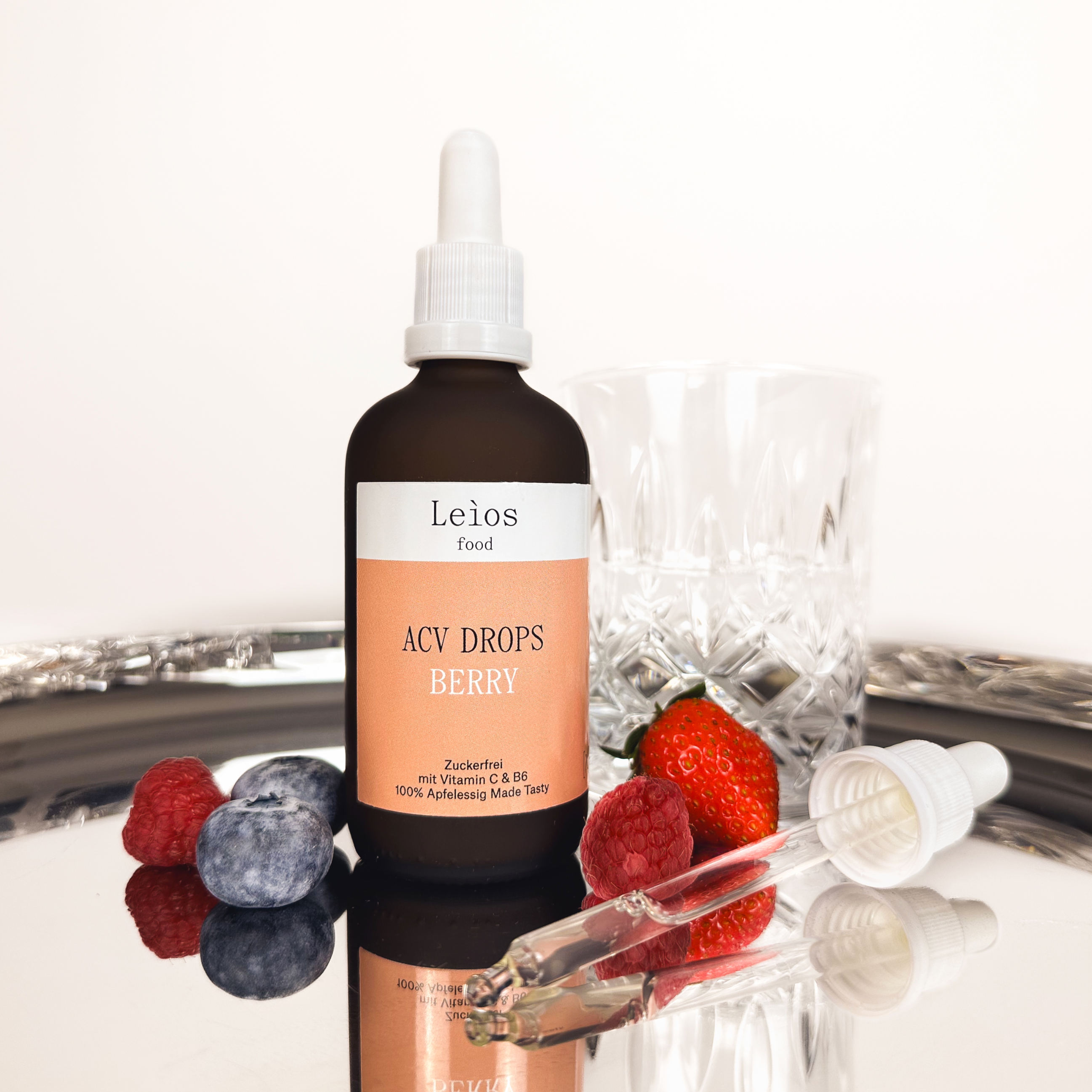 Apfelessig Drops für Stoffwechsel, Fettverbrennung und Blutzuckerspiegel. Natürliches Nahrungsergänzungsmittel, hoch dosiert mit Chrom, Vitamin C und Vitamin B6