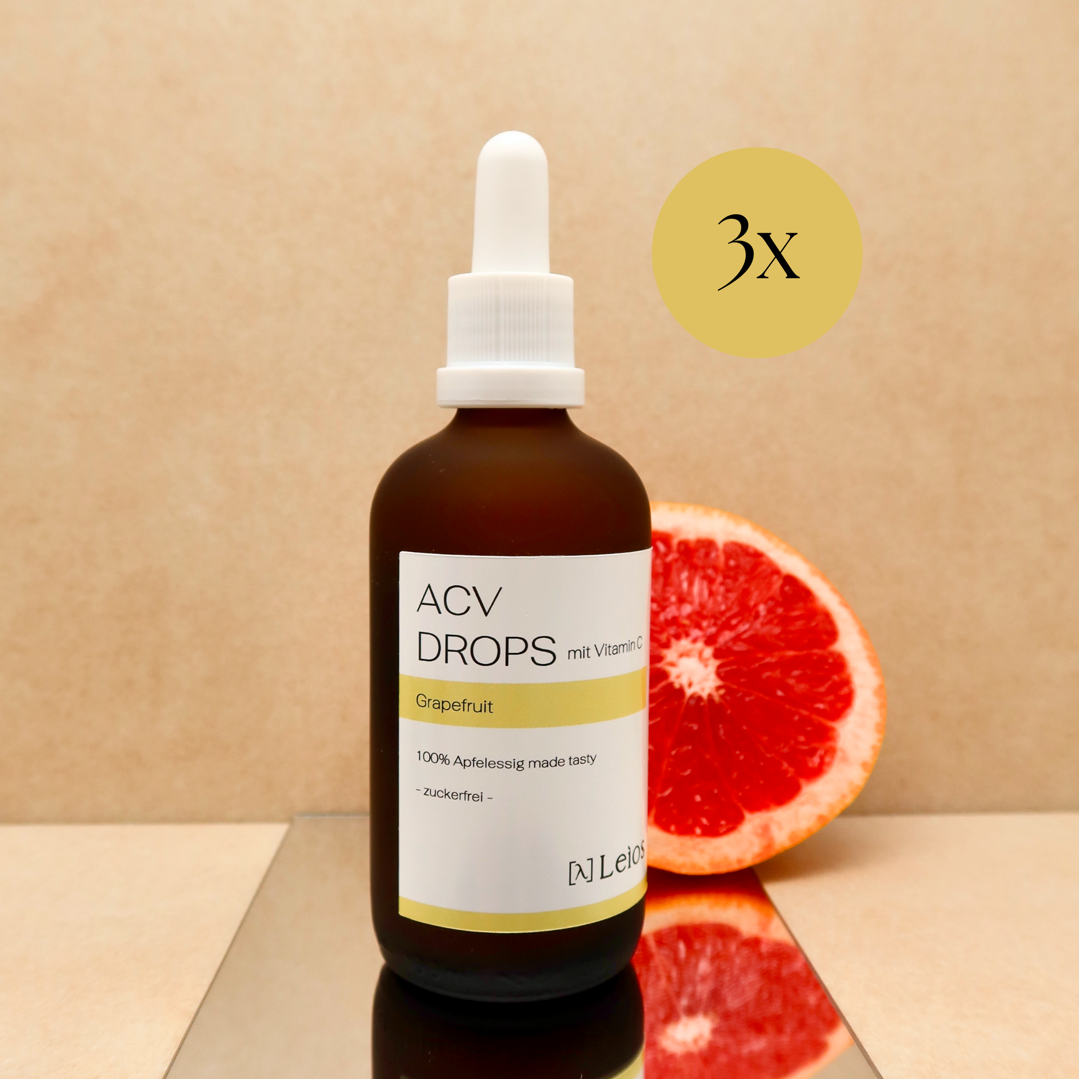 ACV Drops Grapefruit - Monthly Set (3x100ML)